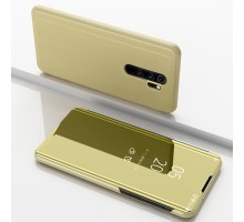 Чехол-книжка Mirror Case для Xiaomi Redmi Note 8 Pro - Золотой