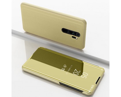 Чехол-книжка Mirror Case для Xiaomi Redmi Note 8 Pro - Золотой